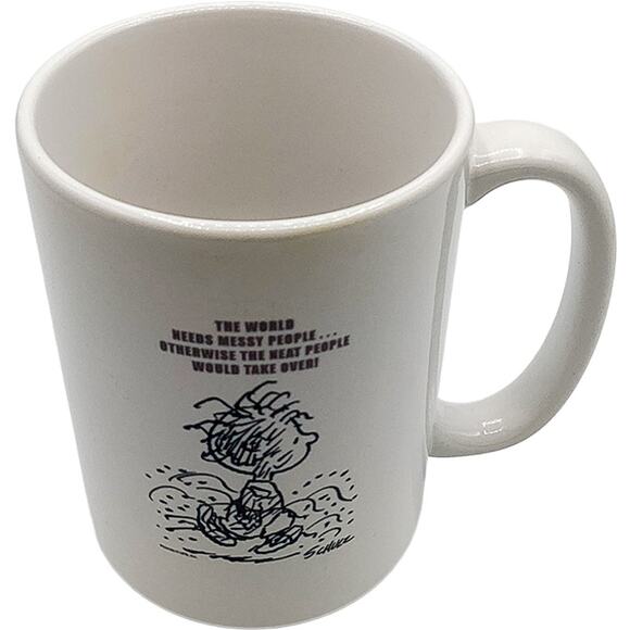 Charles Schulz Peanuts Pig-Pen Messy People White Ceramic Coffee Tea Mug - Picture 1 of 8